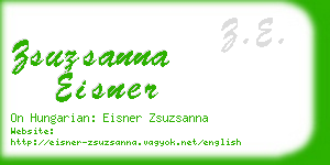 zsuzsanna eisner business card